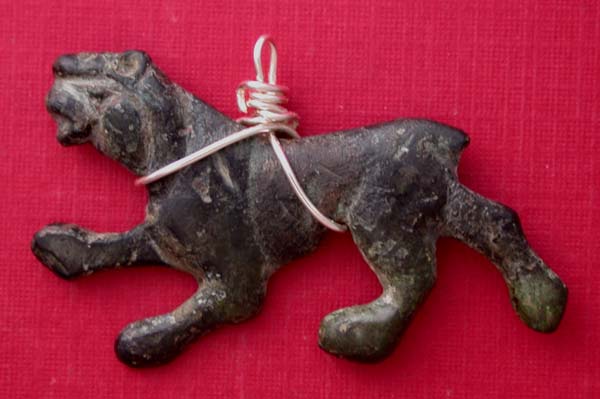 Celtic Tribes Panther Necklace Pendant, ca. 2nd-1st Cent BC SOLD!