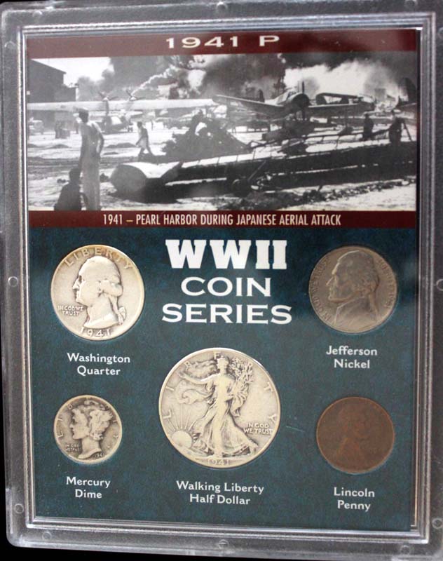 WWII Coin Set, Philadelphia Mint, 1941