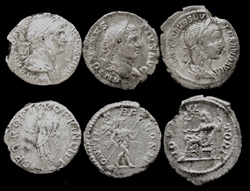 3 Silver Roman Denarius 3 Silver Roman Denarius