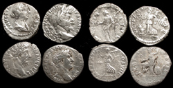 4 AR Roman Denarius 4 AR Roman Denarius