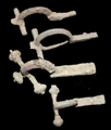 Crossbow Fibulae, Uncleaned Quartet, c. 3rd Cent Crossbow Fibulae, Uncleaned Quartet, c. 3rd Cent