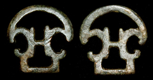 Buckle, Scrolled, 2nd Cent AD Buckle, Scrolled, 2nd Cent AD