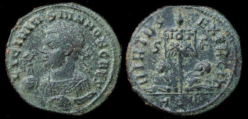 Licinius II, Victory on Globe Portrait, Aquileia, Rare 3