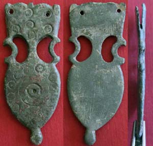 Strap End, Amphora, c. 4th Cent Strap End, Amphora, c. 4th Cent