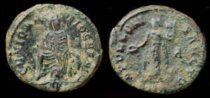 Anonymous Issue Tyche, River God and Apollo, c. 4th Cent Anonymous Issue Tyche, River God and Apollo, c. 4th Cent