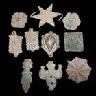 One lot of Medieval/Avar belt mounts, ca 700-1300 AD One lot of Medieval/Avar belt mounts, ca 700-1300 AD