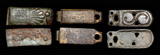 A Trio of Avar Strap Decorations, c. 8th Cent AD A Trio of Avar Strap Decorations, c. 8th Cent AD