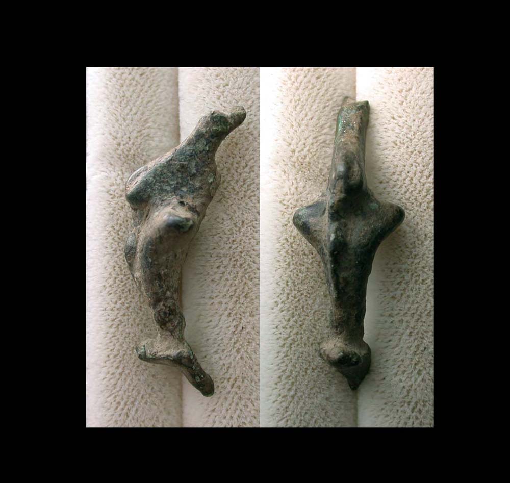 Brooch, Bronze Age, Celtic, Dolphin, c. 800-300 BC