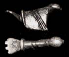 Enigmatic Danubian Celt Silver Duck ca. 1st Cent AD Enigmatic Danubian Celt Silver Duck ca. 1st Cent AD