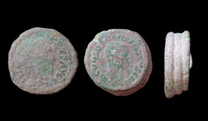 Colonia Viminacium Curiosity, 3 fused coins Colonia Viminacium Curiosity, 3 fused coins