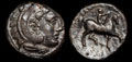 Macedon, King Kassander, Youth on Horseback, ca. 319-297 BC Macedon, King Kassander, Youth on Horseback, ca. 319-297 BC