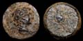 Seleucid, Antiochus VII, Isis Headdress, c. 138-129 BC Seleucid, Antiochus VII, Isis Headdress, c. 138-129 BC