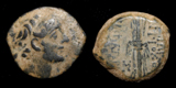 Seleucid, Antiochus IX, Winged Thunderbolt reverse, c. 114/3 BC Seleucid, Antiochus IX, Winged Thunderbolt reverse, c. 114/3 BC