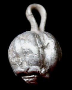Dubrovnik Bead Decorative Silver Pendant, c. 15th-17th Cent Dubrovnik Bead Decorative Silver Pendant, c. 15th-17th Cent