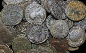 Cleaned Roman Coins Cleaned Roman Coins