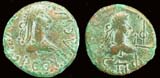 King Thothorses & Diocletian, Ae Stator, ca. 286 AD King Thothorses & Diocletian, Ae Stator, ca. 286 AD