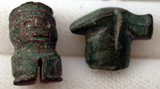 A Pair Decorative Knife Ends, c. 19th Cent AD A Pair Decorative Knife Ends, c. 19th Cent AD