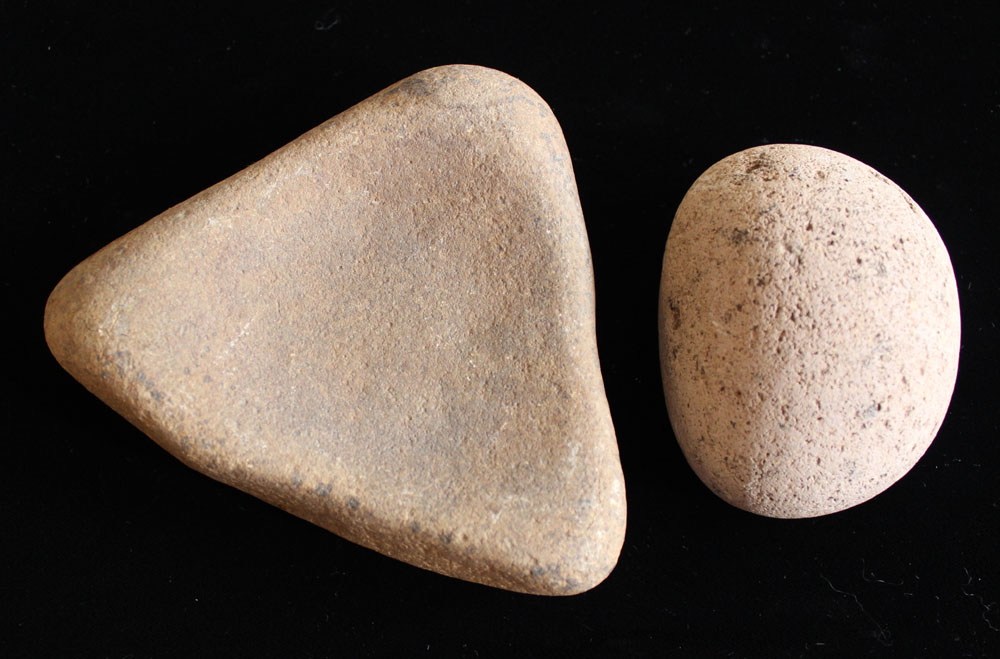 Pueblo Culture, Mano and Metate, Four Corners Area, Matched Pair