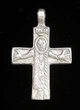 Great Moravia Cross Pendant, Sterling Silver Reproduction Great Moravia Cross Pendant, Sterling Silver Reproduction