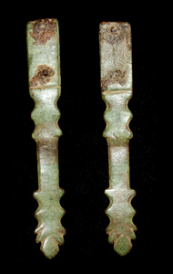 Strap End, Narrow, Leaf-shaped, c. 4th Cent. Strap End, Narrow, Leaf-shaped, c. 4th Cent.