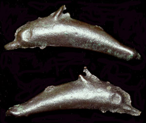 Olbia, Sarmatia, Cast Dolphin Money, c. 5th-4th Cent. BC Olbia, Sarmatia, Cast Dolphin Money, c. 5th-4th Cent. BC
