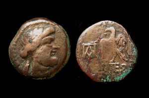 Panticapaeum, Apollo and Eagle, ca. 250-200 BC Panticapaeum, Apollo and Eagle, ca. 250-200 BC