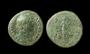 Hadrian Æ As, Roma Reverse Hadrian Æ As, Roma Reverse
