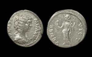 Julia Domna, AR denarius, Emesa or Laodiceia Mint, Venus Victor Julia Domna, AR denarius, Emesa or Laodiceia Mint, Venus Victor