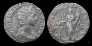 Julia Mamaea Æ As, Fecunditas Julia Mamaea Æ As, Fecunditas