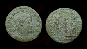 Delmatius, Æ 3/4, Thessalonika Mint Delmatius, Æ 3/4, Thessalonika Mint