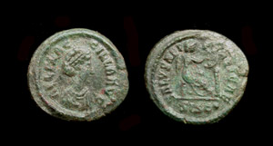 Aelia Flaccilla Æ4, Siscia Mint, Rare Aelia Flaccilla Æ4, Siscia Mint, Rare