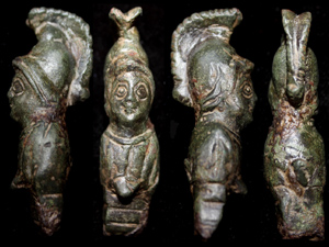 Key Handle, Roman Officer, c. 1st-3rd Cent Key Handle, Roman Officer, c. 1st-3rd Cent
