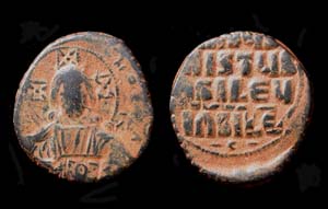Constantine VIII, Class A3 anonymous follis, Christ Constantine VIII, Class A3 anonymous follis, Christ