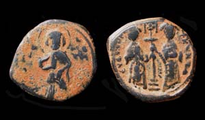 Constantine X, Æ Follis, Constantinople Mint Constantine X, Æ Follis, Constantinople Mint