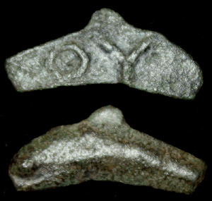 Olbia, Sarmatia, Cast Dolphin with ΘΥ reverse Olbia, Sarmatia, Cast Dolphin with ΘΥ reverse