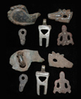 Ensemble of Scythian Belt/Strap Mounts, ca 1st Cent AD Ensemble of Scythian Belt/Strap Mounts, ca 1st Cent AD