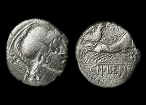 AR Denarius, Mars, 88 BC AR Denarius, Mars, 88 BC