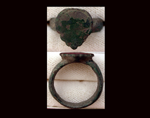 Ring, Medieval, Men's, Shield, ca. 2nd-3rd Cent Ring, Medieval, Men's, Shield, ca. 2nd-3rd Cent