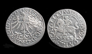 Sigismund II, Ar 1/2 Gross, 1565 Sigismund II, Ar 1/2 Gross, 1565