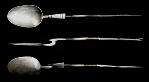 Silver Spoon, 1st-3rd Cent, Museum Quality Silver Spoon, 1st-3rd Cent, Museum Quality