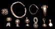 Collection of Silver Jewelry Artifacts Collection of Silver Jewelry Artifacts