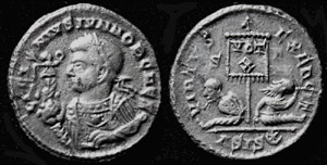 Licinius II (Jr) Victory on Globe Portrait Licinius II (Jr) Victory on Globe Portrait