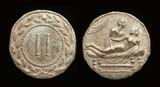 Roman Erotic Spintriae II, Tin Replica Roman Erotic Spintriae II, Tin Replica