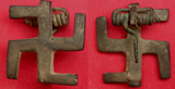 Brooch, Swastika, Celtic, c. 2nd Cent. AD Brooch, Swastika, Celtic, c. 2nd Cent. AD