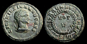 Licinius II (Jr) Votive Issue Licinius II (Jr) Votive Issue