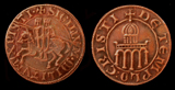 Templar Knights Copper Token Templar Knights Copper Token