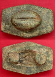 Harness, Cavalry, "Vulva" adornment. c. 1st -3rd Cent. AD. Harness, Cavalry, "Vulva" adornment. c. 1st -3rd Cent. AD.
