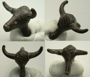 Viking Bull Amulet, ca 7th-9th Cent Viking Bull Amulet, ca 7th-9th Cent