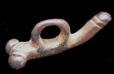 Roman Bronze Phallic Amulet, 1st-3rd Cent Roman Bronze Phallic Amulet, 1st-3rd Cent
